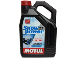 Масло моторное MOTUL Snowpower 2T FL 4 л. для двигателей снегоходов полусинтетическое