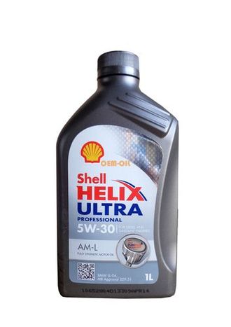 Масло моторное SHELL Helix Ultra Professional AM-L 5W30 синтетическое 1 л.