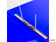 Папка с металлическим скоросшивателем и внутренним карманом BRAUBERG «Neon», 16 мм, синяя, до 100 листов, 0,7 мм. 227467