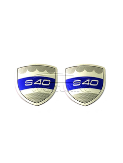 Шильдики S40 на стойки Volvo