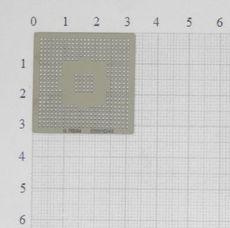 Трафарет BGA для реболлинга чипов ноутбука Intel 82801CAM 0,76 мм