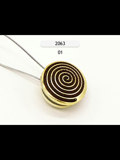 Арт. 2063, магнит для штор декоративный, железный тросик