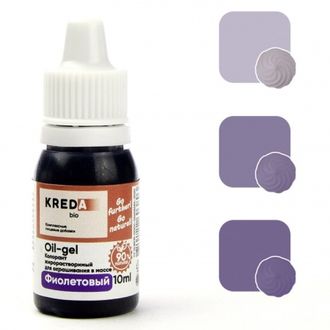 Краситель Жирорастворимый Kreda, Oil-gel 10 г, Фиолетовый