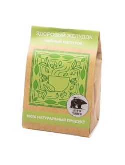 Сбор травяной "Дары Тайги" "Здоровый желудок", крафт-пакет, 100 гр.
