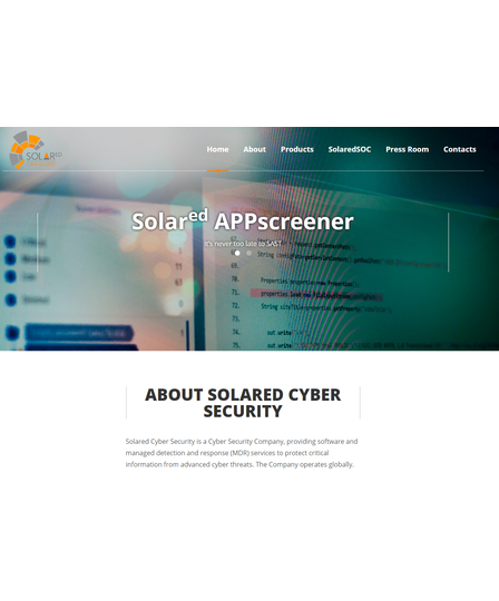 solaresedcurity разработка сайта