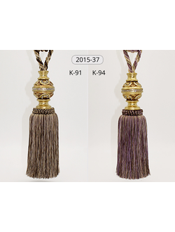 Арт. 2015-37 NEW. Кисточка со стразами для штор, 80 см