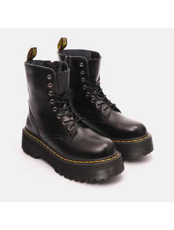 Ботинки Dr Martens Jadon Smooth на толстой подошве черные