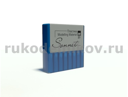 полимерная глина "Сонет" синий, брус 56 гр.