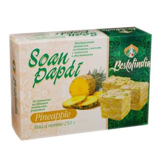 Индийские сладости Soan Papdi АНАНАС Bestofindia, 250 гр