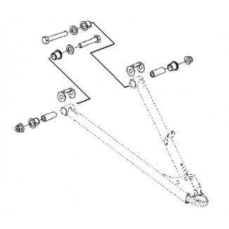 SPI SM-08262 Комплект втулок нижнего рычага BRP