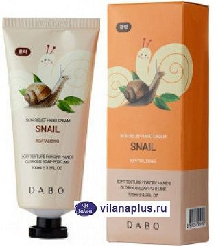DABO Крем для рук с муцином улитки Dabo Skin Relief Hand Cream Snail, 100 мл. 950406