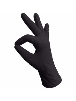 Перчатки нитриловые черные  MediOk (100 шт/уп)