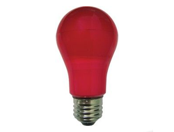 Лампа светодиодная Ecola ЛОН A60 E27 12W красная 360° 110x60 K7CR12ELY