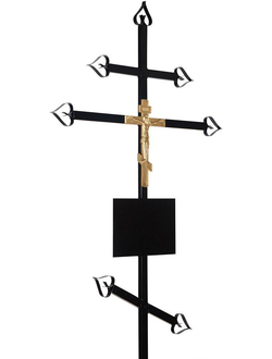 Крест метал. «Двойной» (православный), профиль 25, выс. 200 см.