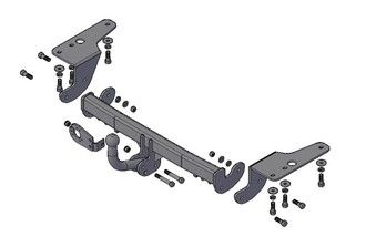 Фаркоп на Тойота Королла (Е150/Е170) 2WD 2007-2013 и с 2013-2019г.в. Фаркоп на Тойота Королла (Е150/Е170) 2WD 2007-2013 и с 2013-2019г.в.