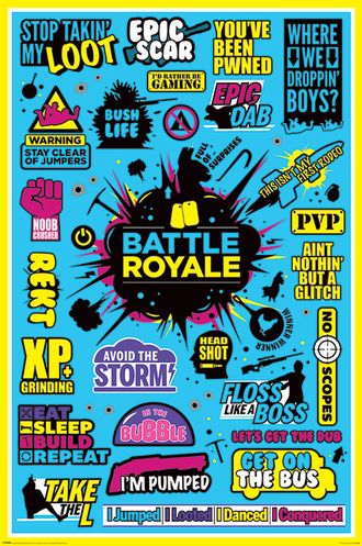 Постер Maxi Pyramid: Battle Royale (Infographic)