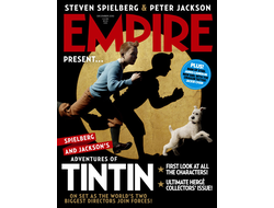 EMPIRE Magazine December 2010 Tintin Cover, Иностранные журналы о кино в России, Intpressshop