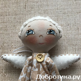 Мягкая игрушка ангел мальчик
