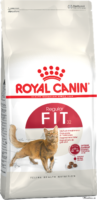 Royal Canin Fit Роял Канин Фит Корм для умеренно активных кошек, имеющих доступ на улицу 2 кг