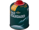 Газ для порт. плит TOURIST GAS STANDARD (TBR-450) (КОРЕЯ), метал. баллон, 450гр. резьб., (всесезонный)