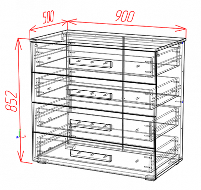 Комод Лира Люкс