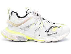 Кроссовки Balenciaga Track белые с желтым