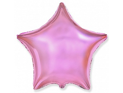 Фольгированный шар звезда "Розовый"