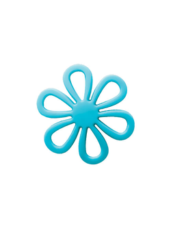 Декоративный магнитный подхват для портьер, голубой цвет. Пластик. Пр-во Россия