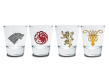 Набор рюмок из 4 штук: ABYstyle: Game of Thrones: Emblem