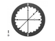 Промежуточные (стальные) диски сцепления комплект TRW MES315-8 для мотоциклов Yamaha YZF 600/750/1000, FZR 750/1000, FZS 1000, GTS 1000, TDM 850/900/1000, TRX 850