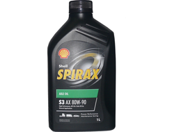 Трансмиссионное масло Shell Spirax S3 AX 80W90 1 л.