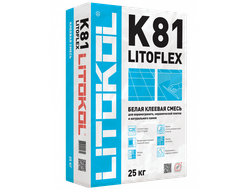 Клей для керамогранита Litoflex K81 белый