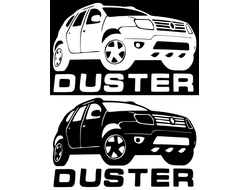 Наклейка Duster Renault