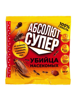 Дуст от насекомых " Абсолют супер" 100г