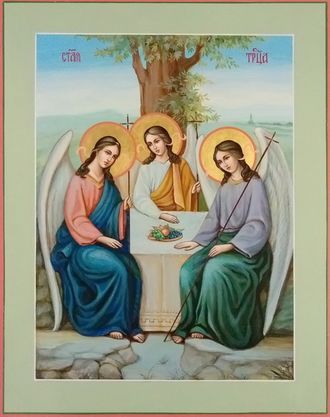 Образ Святой Троицы.  Формат иконы: 22х28см.