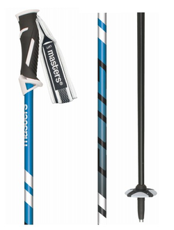 Палки горнолыжные MASTERS Elite black blue