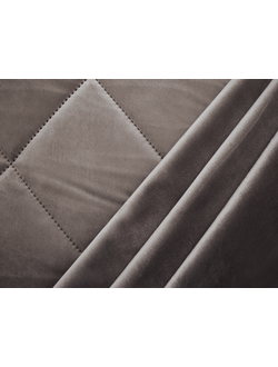 Бархатная ткань для штор коричневая