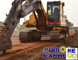 14506844 Стекло лобовое нижнее Volvo EC180B, EC210B, EC240B, EC290B, EC360B, EW180B (B серия)