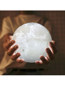 Светильник-ночник Луна большая без пульта 15 см оптом