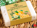 Соляной брикет с алтайскими травами «Противопростудный» (эвкалипт, лимон, имбирь)  1.35 кг