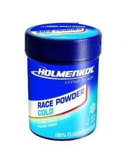 Пудра-ускоритель HOLMENKOL Race COLD 100% фтор на сухой и холодный снег -8 -20 °С 24339
