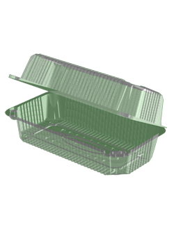Пластиковый контейнер УК 34А (каштан)