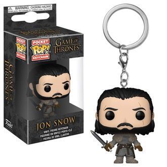 Брелок Funko Pocket POP! Keychain: Game of Thrones S8: Jon Snow (Beyond the Wall)