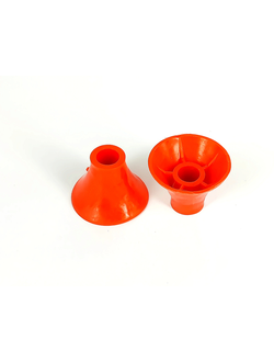 Кольца спортивные для горнолыжных палок красные