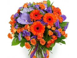 Букет цветов "Сангрия"