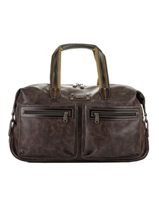Дорожная сумка-саквояж Borsa Leila - коричневая
