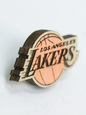 Деревянный значок Waf-Waf Los Angeles Lakers