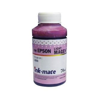 Чернила Ink-Mate светло-пурпурные Light Magenta для принтеров Epson L800, L805, L1800 водорастворимые 70 мл