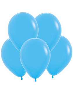 Воздушный шар с гелием "Голубой пастель" 30 см