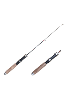 Удочка зимняя телескопическая 26-65см/ ручка пробка